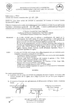 Deliberazione n. 1051 del 22.10.2014