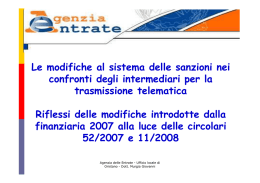 Scarica le diapositive proiettate durante il corso. - pdf