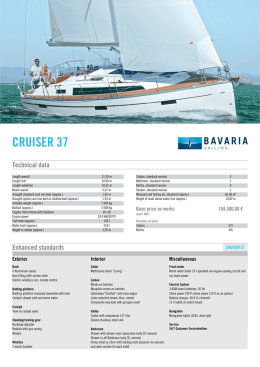 CRUISER 37 - Kiriacoulis