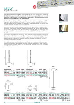 Page 1 MILLY Design Roberto Favaretto Serie cb` lcmipade a luce