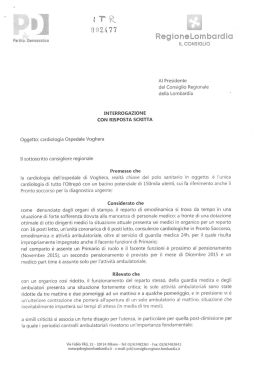 Cardiologia Ospedale di Voghera