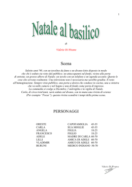 Natale al basilico - Commedie Teatrali Italiane