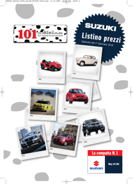 Listino prezzi