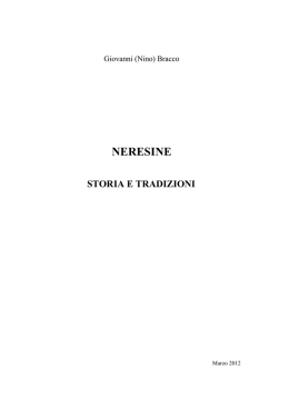 NERESINE - Storia e tradizioni