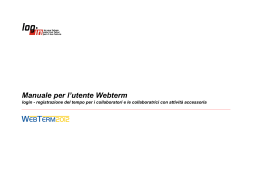 Manuale Webterm collab con attivit acc