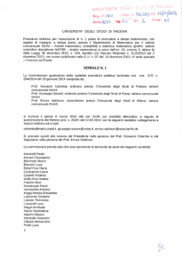 - Dipartimento di Matematica