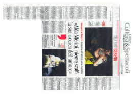 intervista rilasciata da Anna Foglietta al Corriere di Romagna