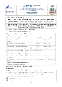 Asmel Bando_17102014 - Comune di Gioia Sannitica