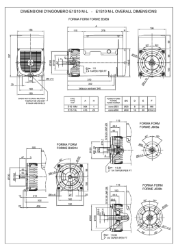 E1510 M-L OVERALL DIMENSIONS
