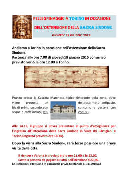 sindone - Parrocchia Santa Maria Ausiliatrice (Verona)