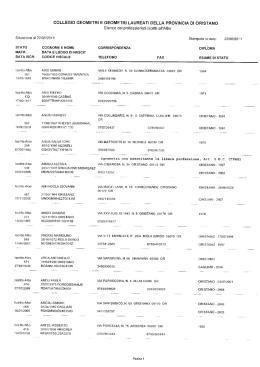 Elenco iscritti Albo Geometri OR