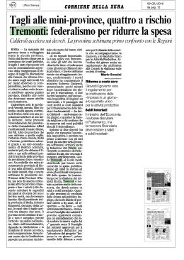 CORRIERE DELLA SERA