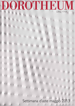 Settimana d`aste maggio 2013