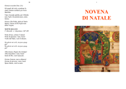 NOVENA DI NATALE - Patriarcato di Venezia