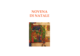 NOVENA DI NATALE - monastero san Benedetto