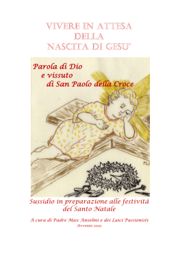 Novena di Natale con San Paolo della Croce