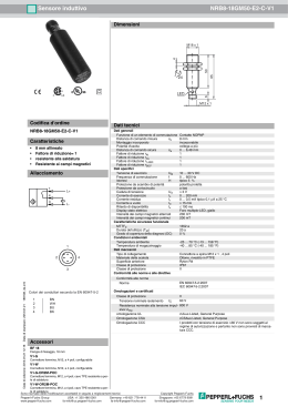 1 Sensore induttivo NRB8-18GM50-E2-C-V1