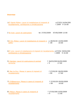 Overview 1AT-Sankt P&ouml;lten: Lavori di installazione di