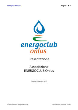 Scheda informativa EnergoClub rev.6gp