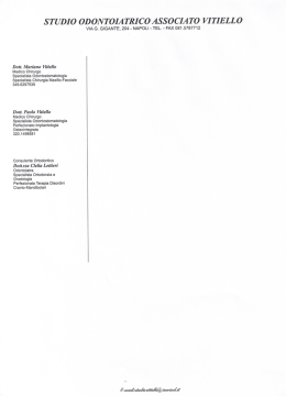 STUDIO ODONTOIATRICO ASSOCIATO VITIELLO