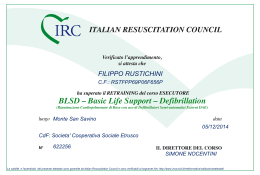 basic life support - Studio Odontoiatrico Associato