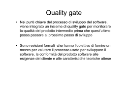 Quality gate