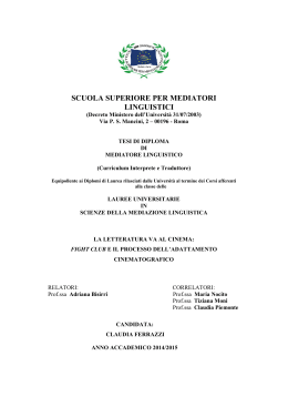Tesi di laurea - WordPress.com
