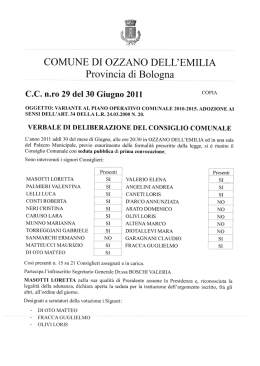 COMUNE DI OZZANO DELL`EMILIA