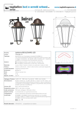 Lanterna BOULEVARD LED