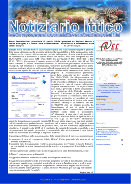 Notiziario ittico I&deg; numero 2014