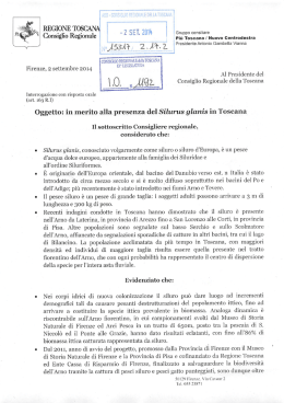 REGIONE TOSCANA - Consiglio Regionale della Toscana