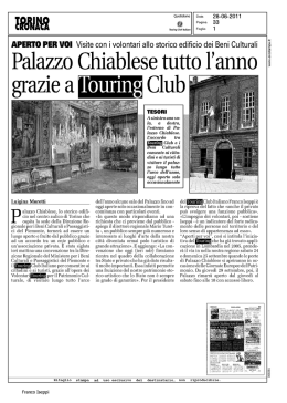 Palazzo Chiablese tutto l`anno