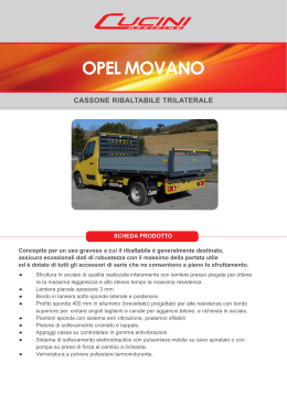 Opel Movano ribaltabile
