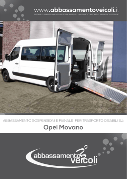 Opel Movano www.abbassamentoveicoli.it
