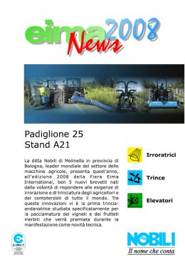 Padiglione 25 Stand A21