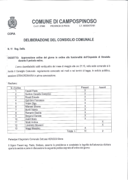 DELIBE - Unione Campospinoso Albaredo