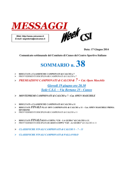 MessaggiWeek38