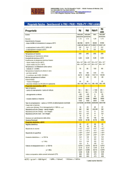 Pro riet&agrave; fisiche - Semilavorati in PA6 ` PA66 ` PA66+