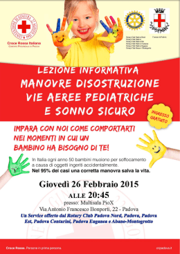 LEZIOE INFOMATIVA - Comune di Padova