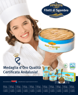 Medaglia d`Oro Qualit&agrave; Certificata Andalusia!
