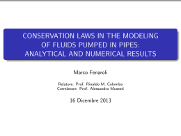Slides della presentazione di M. Fenaroli