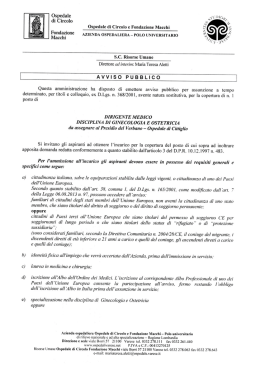 n. 1 p. Dir Med - Ginecologia Cittiglio maggio 2015