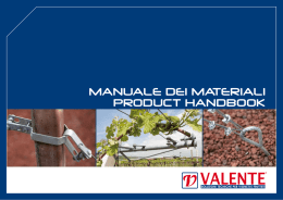 manuale prodotti