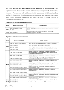 Organismo di Certificazione, Ispezione e Prova