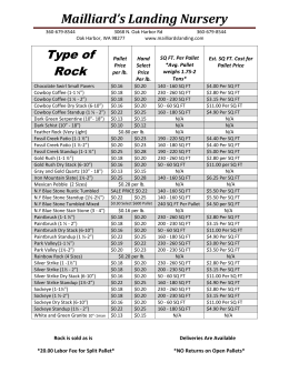 Flagstone and Decorative Rock Price List