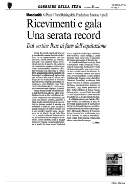 Corriere della Sera &ndash; 28 maggio