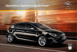 Opel Astra e Opel Astra Sports Tourer