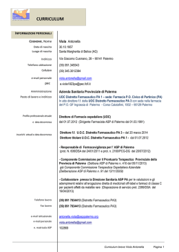 * NOTE - Asp Palermo