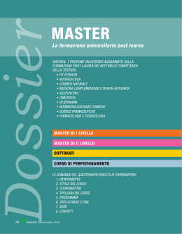 MASTER - Societ&agrave; Italiana di Fitoterapia
