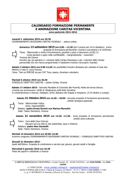 CalendarioFormaz2015_16 CARITAS